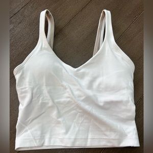 White Lululemon Align Tank